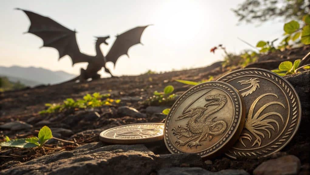 ancient wyvern coin history